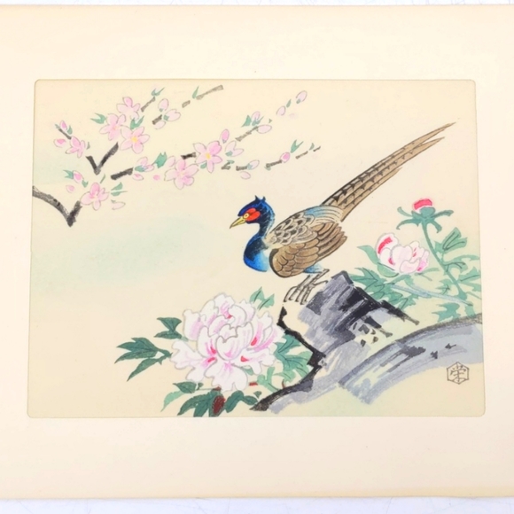 Lot of 4 Vintage Ukiyo-e Japanese Woodblock Prints - Picture 3 of 12